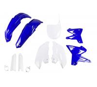 Ufo Yamaha Yz 125/250 2002-2004 Restyling Yakit328f-999 Fork Protectors & Plastics Kit Trasparente