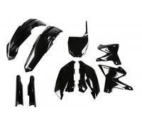Ufo Yamaha Yz 125/250 2005-2007 Restyling Yakit327f-001 Fork Protectors & Plastics Kit Nero