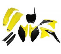 Ufo Suzuki Rmz 250 2010-2018 Sukit413f-999 Fork Protectors & Plastics Kit Giallo