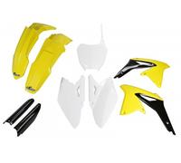Ufo Suzuki Rmz 450 2008-2017 Sukit412f-999 Fork Protectors & Plastics Kit Giallo