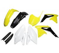 Ufo Suzuki Rmz 450 2008-2017 Sukit414f-999 Fork Protectors & Plastics Kit Giallo