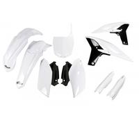 Ufo Yamaha Yzf 250 2010-2010 Yakit308f-046 Fork Protectors & Plastics Kit Bianco