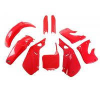 Ufo Honda Cr 125/250 1998-1999 Hokit094f-067 Fork Protectors & Plastics Kit Rosso