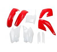 Ufo Honda Cr 125 R 01 Hokit100f@999 Plastics Kit Rosso,Bianco