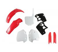 Ufo Honda Cr 500 R 96 Hokit089f@999 Plastics Kit Rosso,Nero