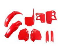Ufo Honda Cr 500 1995-2000 Hokit089f-067 Fork Protectors & Plastics Kit Rosso