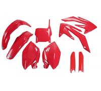 Ufo Honda Crf 250r 2006-2007 Hokit105f-070 Fork Protectors & Plastics Kit Rosso