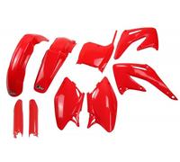 Ufo Honda Crf 450r 2002-2003 Hokit106f-070 Fork Protectors & Plastics Kit Rosso