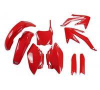 Ufo Honda Crf 450r 2008-2008 Hokit110bf-070 Fork Protectors & Plastics Kit Rosso