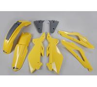 Ufo Husqvarna Tc 125/250 2005-2007 Hukit602-103 Plastics Kit Giallo