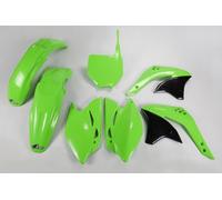 KAKIT209-026 KIT COMPLETO PLASTICHE UFO CROSS PER KAWASAKI KX450F 2007 026 VERDE