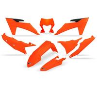 kit plastiche carene Ktm Exc 150 250 300 350 450 500 2024 FLUO con portafaro