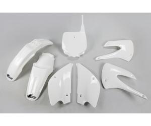 kit plastiche carene Restyling Kawasaki KX 85 2001 - 2013 Ufo Plast bianco