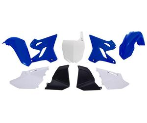 Kit plastiche carene Restyling YAMAHA YZ 125 250 2002 - 2014 blu e bianco RTech