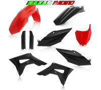KIT PLASTICHE CARENE ROSSO/NERO ACERBIS HONDA CRF 250 R 2018/CRF 450 R 2017 2018