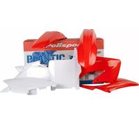 Polisport Mx Honda Cr125r/250r 04-07 Oem 90082 Plastics Kit Rosso,Bianco