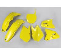 Ufo Suzuki Rm 125/125/250/250 2001-2005 Sukit402-102 Plastics Kit Giallo