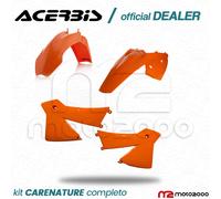 KIT PLASTICHE COMPLETE CARENATURE ARANCIO ACERBIS KTM EXC 125 200 250 300 / 2004