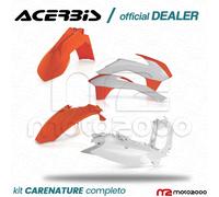 KIT PLASTICHE COMPLETO CARENATURE ACER RANCIONI BIANCHE KTM SXF 250 350 450