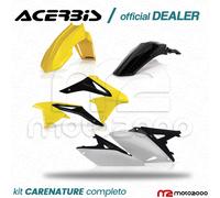 KIT PLASTICHE COMPLETO CARENATURE CARENE ACER IALLE NERE SUZUKI RM-Z 250 cc