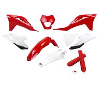 Kit plastiche con protezioni forcella Gasgas EC / EC-F 2021-2023 dopo 2021 UFO rosso OEM 2021-2022