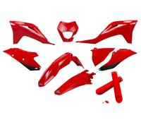 Kit plastiche con protezioni forcella Gasgas EC / EC-F 2021-2023 dopo 2021 UFO rosso OEM 2023
