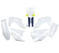 Kit plastiche con protezioni forcella Husqvarna TC / FC dopo 2019 UFO colori OEM 2022