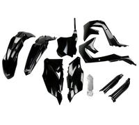Kit plastiche con protezioni forcella Kawasaki KX dopo 2019 UFO nero