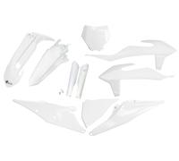 Kit plastiche con protezioni forcella KTM SX / SX-F 2019-2022 UFO bianco special