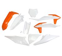Kit plastiche con protezioni forcella KTM SX / SX-F 2019-2022 UFO colori OEM 2019