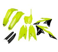 Kit plastiche con protezioni forcella RM-Z dopo 2018 UFO giallo fluo