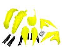 Kit plastiche con protezioni forcella Yamaha YZF dopo 2018 UFO giallo fluo