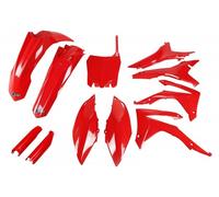 Ufo Honda Crf 250r/450r 2014-2017 With Airbox Cover Eu Hokit121f-070 Fork Protectors & Plastics Kit Rosso