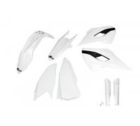 Ufo Husqvarna Te/tx/fe 2015-2016 Hukit615f-041 Fork Protectors & Plastics Kit Bianco