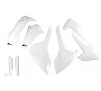 Ufo Husqvarna Te/tx/fe 2017-2019 Hukit618f-041 Fork Protectors & Plastics Kit Bianco