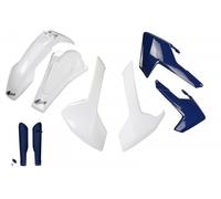 Ufo Husqvarna Te 150 17-19 Hukit618f@999 Plastics Kit Bianco,Blu