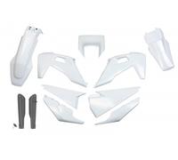 Ufo Husqvarna Te/fe 2020-2023 With Headlight Hukit623f-999w Fork Protectors & Plastics Kit Trasparente