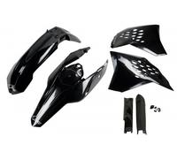 Ufo Ktm Exc 125 09-10 Ktkit511f@001 Plastics Kit Nero