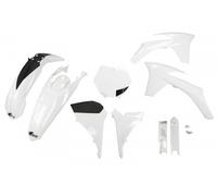 Ufo Ktm Sx/sx-f 2011-2011 Ktkit510f-047 Fork Protectors & Plastics Kit Bianco