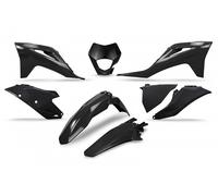 kit plastiche Gas Gas EC ECF 250 - 300 - 350 2021 - 2023 nero con portafaro