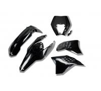 kit plastiche Ktm Exc 125 200 250 300 350 450 500 2009 - 2011 Ufo nero portafaro