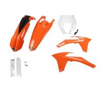 Ufo Ktm Exc 125 12-13 Ktkit521f@999 Plastics Kit Arancione