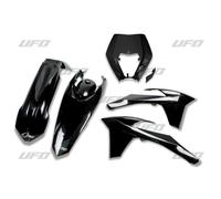 Kit plastiche moto UFO Ktm EXC EXC-F 12-13 con portafaro Nero