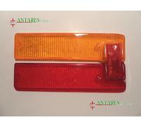 KIT PLASTICHE PER FANALE POSTERIORE DESTRO COMPLETO PER FIAT 125 SPECIAL IIserie