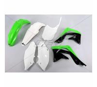 KIT PLASTICHE PLASTIC UFO CROSS PER KAWASAKI KX 450F 2014 KAKIT220-999 COL.ORIG