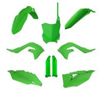 Polisport Off Road Mx Full Kawasaki Kx250f 21-23/kx450f 19-23 91497 Plastics Kit Verde