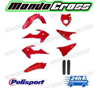 Kit plastiche POLISPORT Rosso Nero RIEJU MR 250 2020 (20)