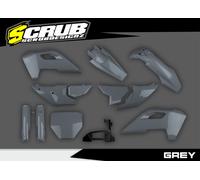 Kit plastiche + protezioni forcella Husqvarna 2023 2024 FC TC TX 125 250 300 ...