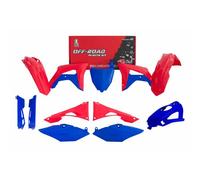 Kit Plastiche Racetech HONDA CRF CON PARASTELI 2019-2021 Kit ROSSO CRF-BLU
