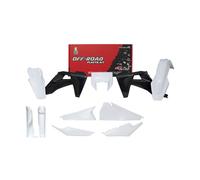 Kit Plastiche Racetech HUSQVARNA TE OEM 2020-2023 Nero/Bianco